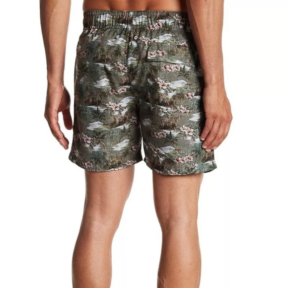 Slate & Stone Floral Swim Trunks - Picture 2 of 7